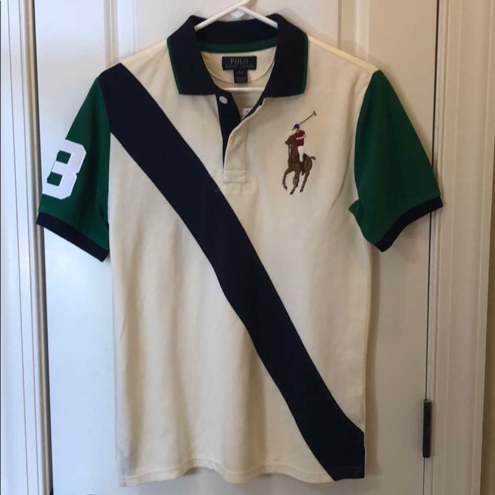 Polo short sleeve shirt boys L(14-16)